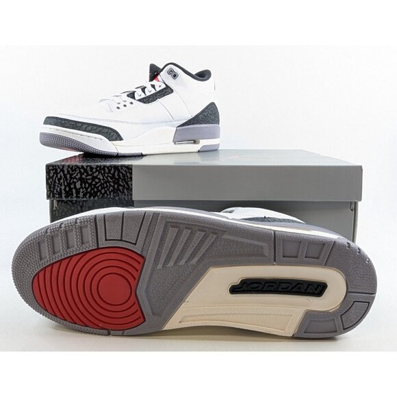 Air Jordan 3 Retro White Red Cement Grey – Size 13 CT8532-106 - NIB main image 6